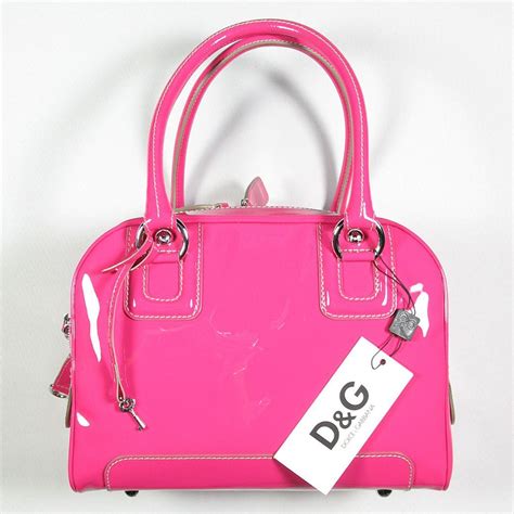 pink patent purse